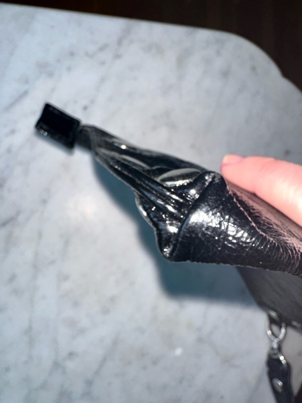 Black Leather Wristlet by Hammitt - Picture 6 of 11